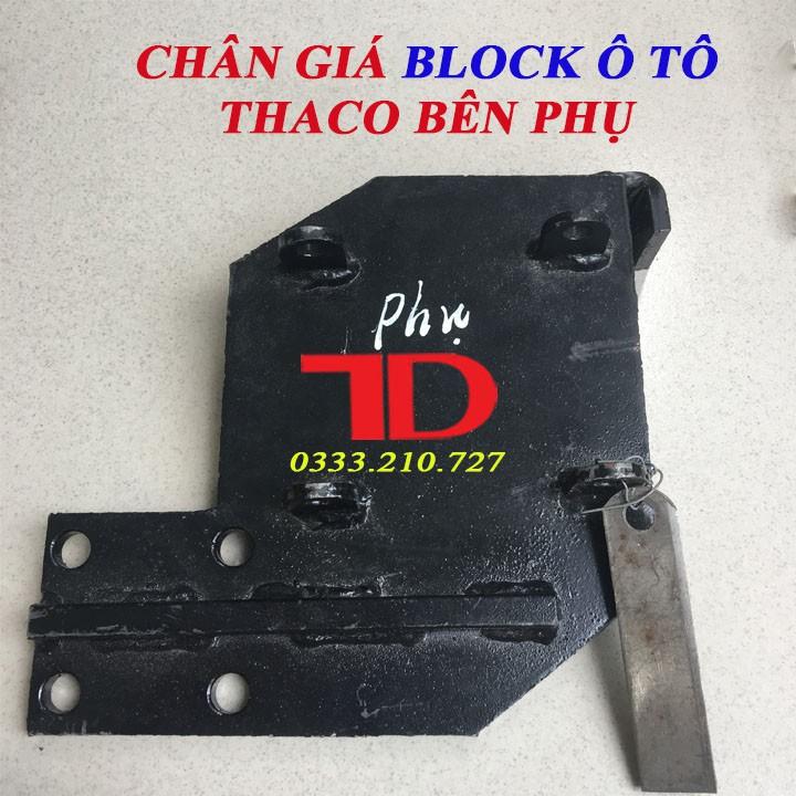 Chân giá block lạnh ô tô THACO 6 đến 8 tấn bên phụ