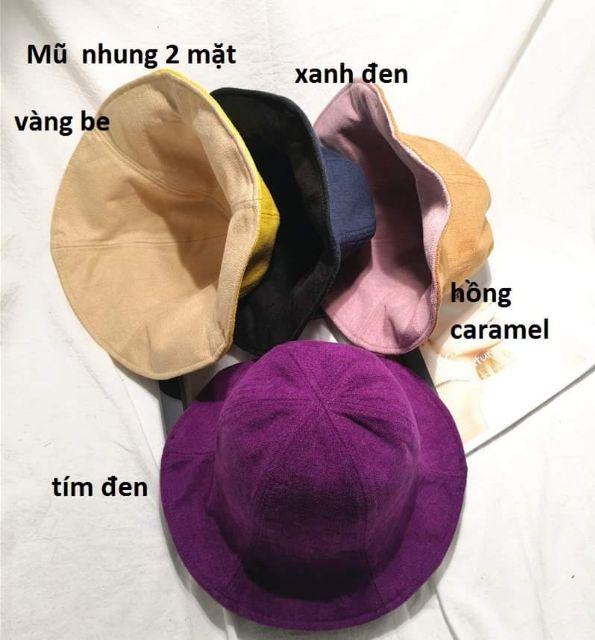 Mũ nón bucket 2 mặt các loại