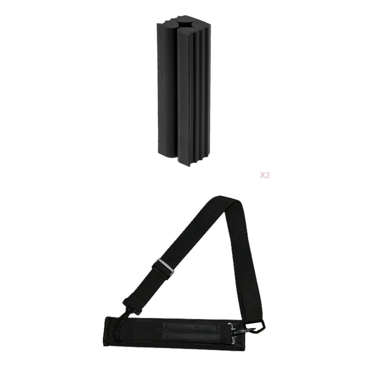 2pcs Rubber Golf Club Grip Vice Clamps Grips & Golf Club Carrier