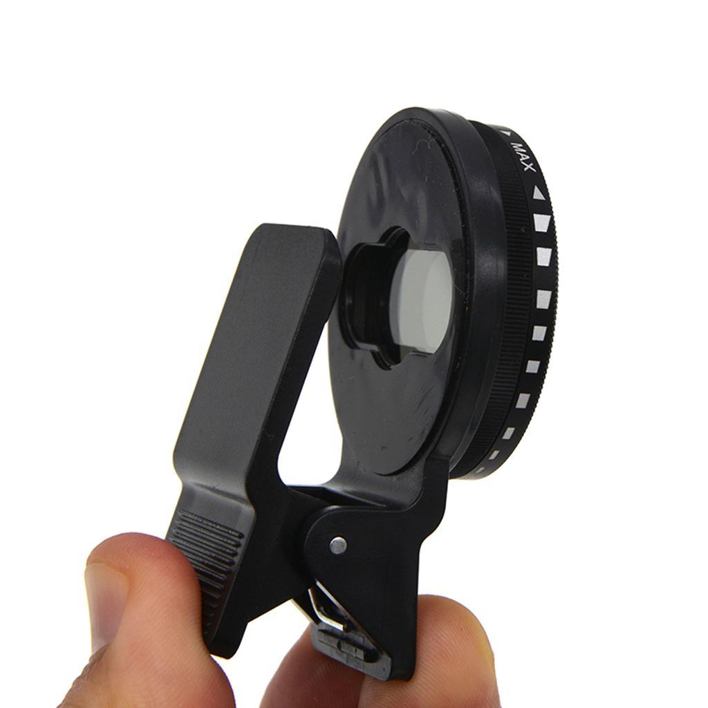 Cell Phone 37mm ND 2-400 Phone Camera Lens Clip Universal