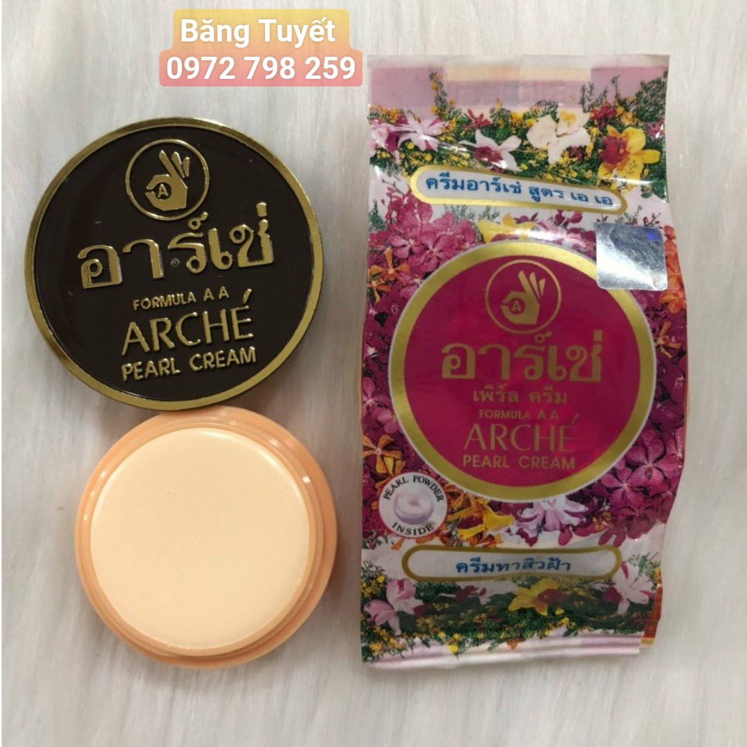 Kem Dưỡng Trắng Da giảm mụn nám Arche Pearl Cream Thái Lan