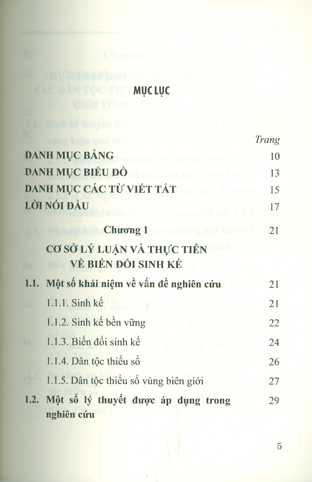 Sinh Kế Dân Tộc Thiểu Số Vùng Biên Giới Tỉnh Đắk Lắk (Sách chuyên khảo)