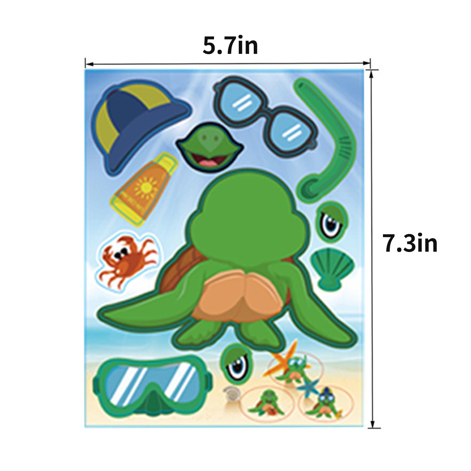 Set 50 Miếng Sticker Trang Trí Cho Trẻ Em Sáng Tạo