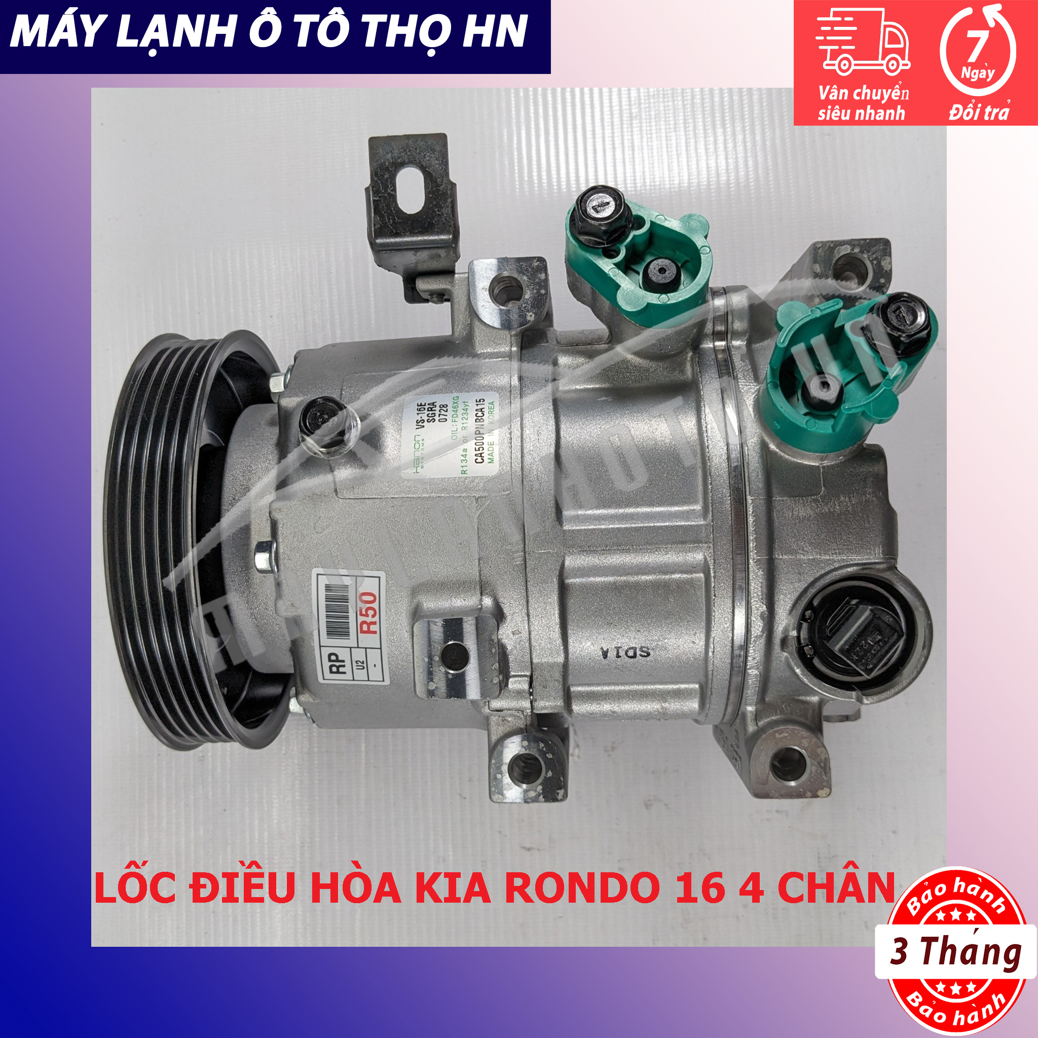 Lốc điều hòa Kia Rondo 2016 Hàng xịn Hàn Quốc 97701-A4500