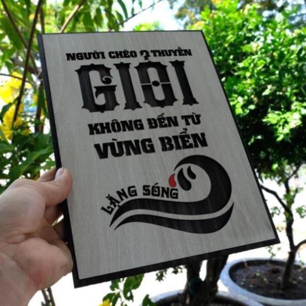 Tranh Slogan treo tường bằng Gỗ nội dung truyền cảm hứng