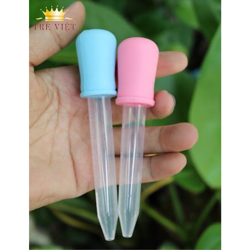 Ống hút sữa, bón thuốc cho bé bằng silicon độ bền cao và an toàn cho các bé, ống hút sữa 5ml thay thế ti bình