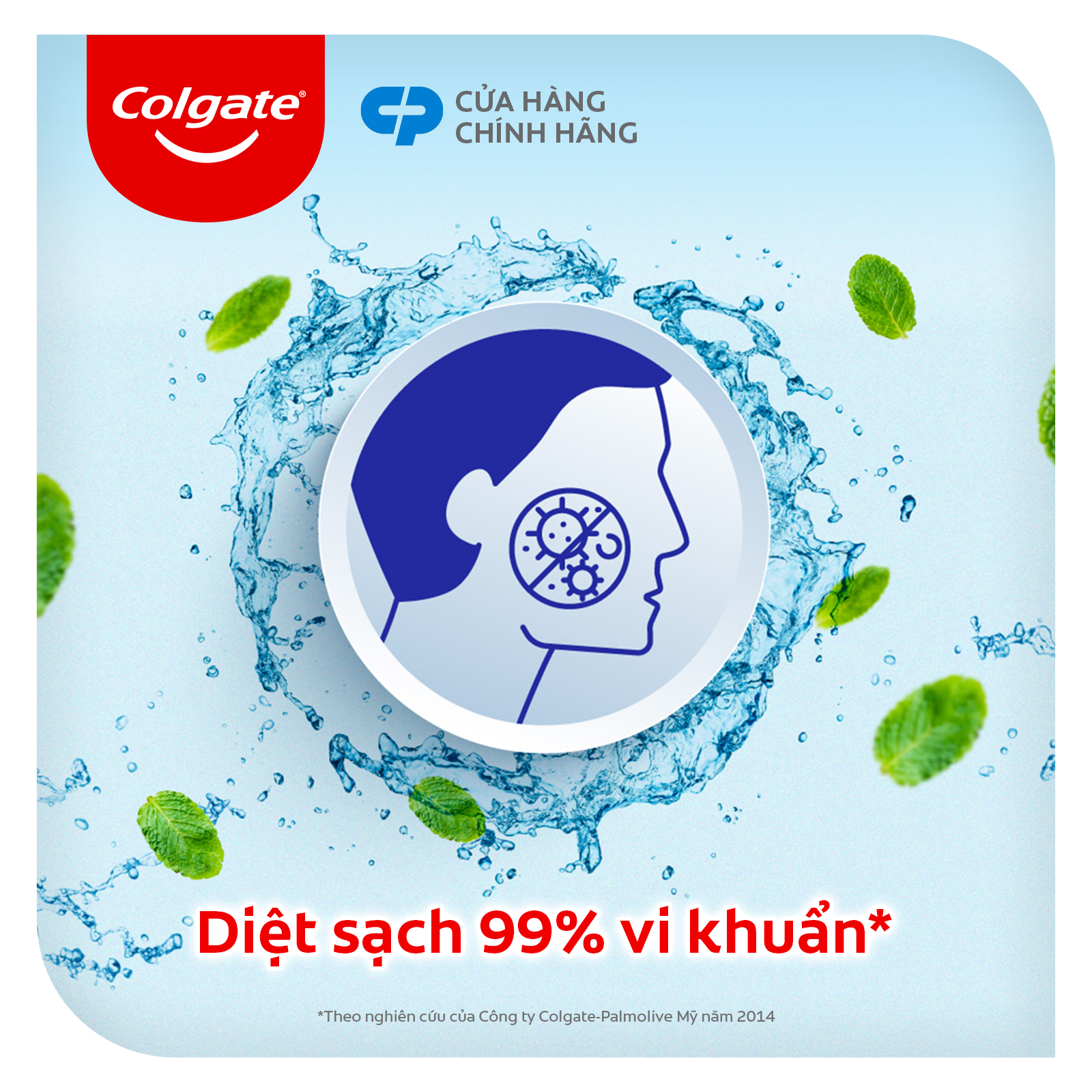 Bộ đôi nước súc miệng Colgate diệt 99% vi khuẩn Plax bạc hà 500ml/chai