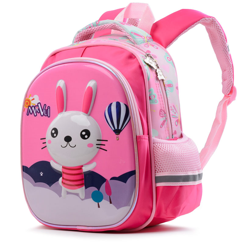 Balo mẫu giáo Mr Vui BLH920 phù hợp cho bé trai và bé gái 3-5 tuổi (24 x 30 x 13 cm)