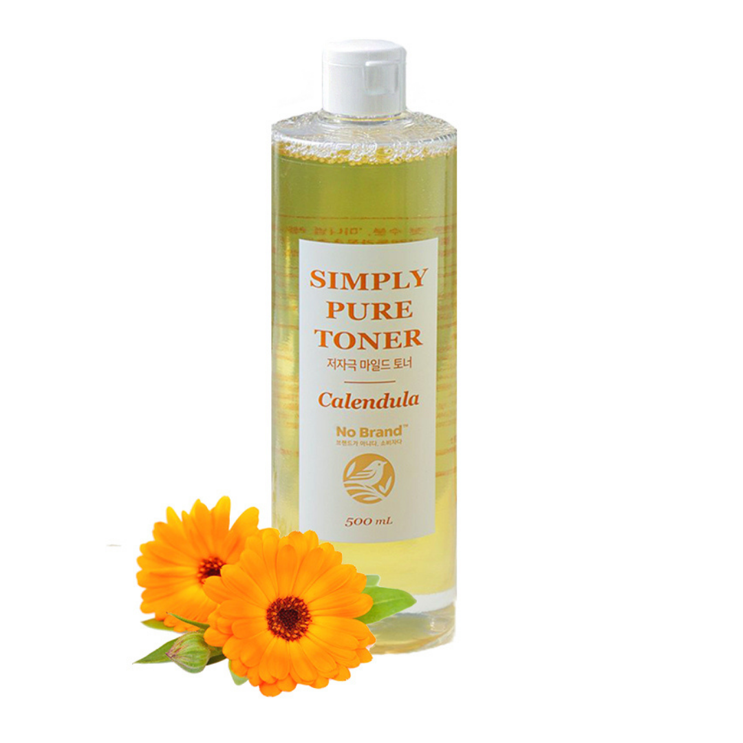 Nước Hoa Hồng - Nước Cân Bằng Hoa Cúc Calendula Simply Pure Toner No Brand 500ml