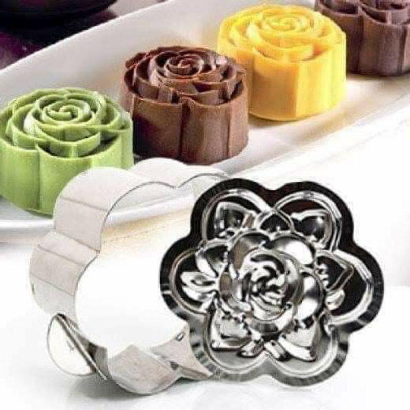 KHUÔN XÔI HOA INOX XINH XẮN