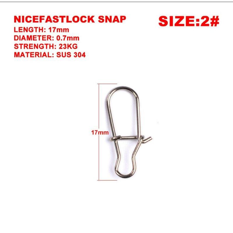 Khóa câu lure snap chuyên săn hàng