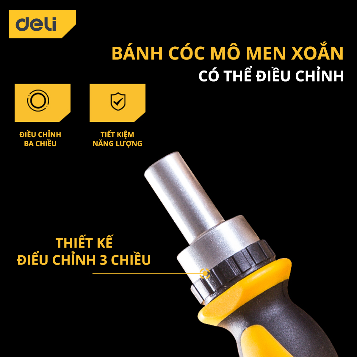 Bộ Tua Vít Deli Cao Cấp 30 Chi Tiết Đa Năng Vặn Ốc Vít, Bu Lông - Phù Hợp Sửa Chữa Vật Dụng, Xe Máy - DL1130