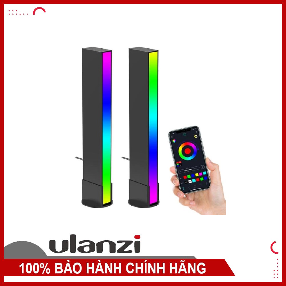 ULANZI VIJIM GL01 (2700K-6500K) - HÀNG CHÍNH HÃNG - Đèn LED RGB thông minh thay đổi màu sắc theo nhịp điệu âm nhạc