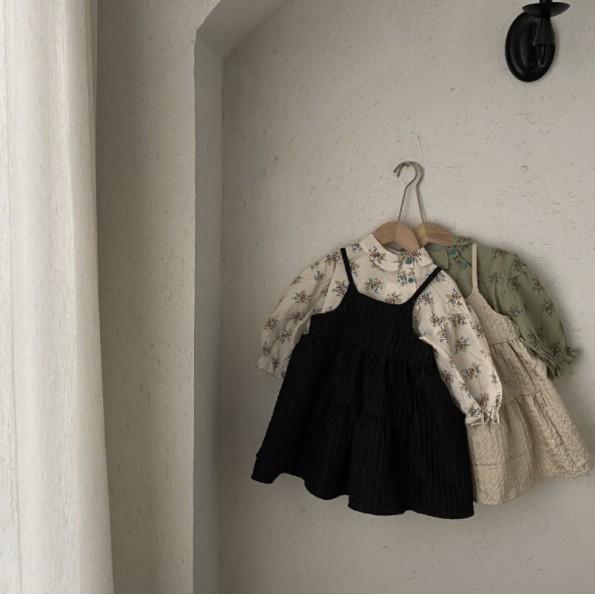 Sơ mi hoa VINTAGE cho béChất liệu thô THỜI TRANG cho bé