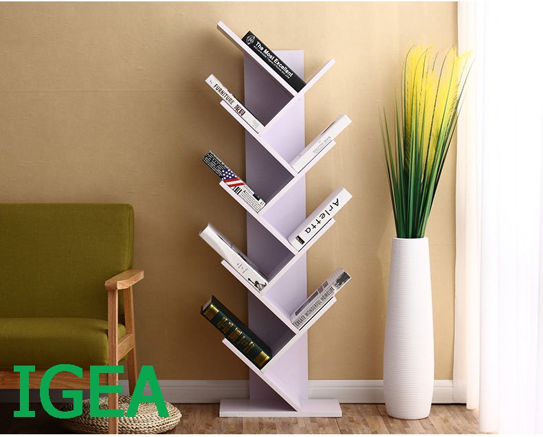 Kệ sách xương cá 7 tầng