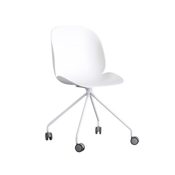 Ghế làm việc ghế họp ghế học bài chân có bánh xe Beetle 4-S dễ dàng di chuyển thân nhựa chân sắt sơn tĩnh điện bền bỉ đẹp sang trong hiện đại ở HCM
