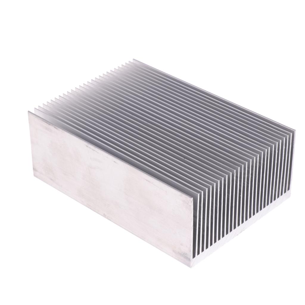 Aluminum Heat Sink LED Heatsink Module Cooler Fin 100x69x37mm Silver Tone