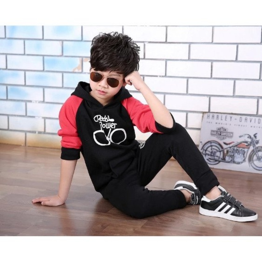 Bộ quần áo nỉ thu đông bé trai