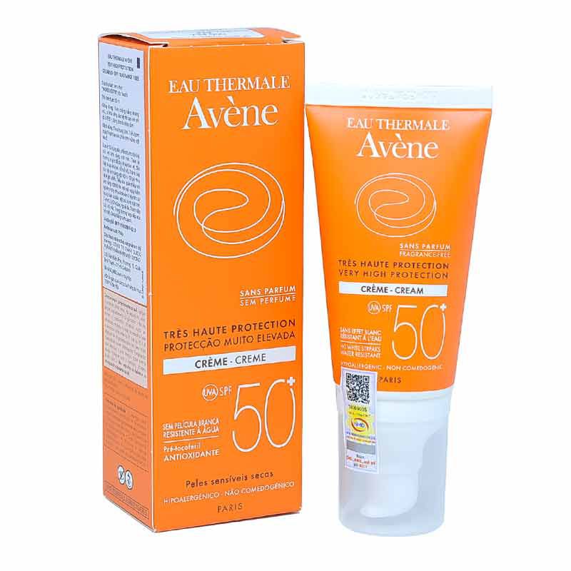 Combo Kem Chống Nắng Có Màu Avène Very High Protection Tinted Cream SPF 50+ (50ml) Và Nước Khoáng Avène Thermal Spring Water A1ATW1 (50ml)