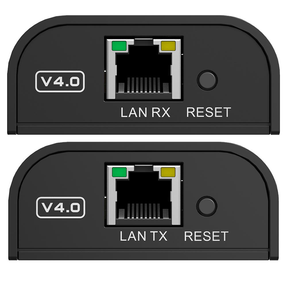 HD Extender Transmitter+Receiver Set Maximum Support 1080P@60Hz Resolution Up to 120 Meters Transmission Distance