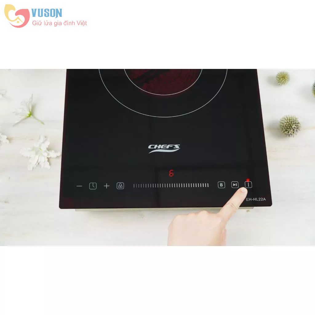 Bếp từ đôi Chefs HL22A- Hàng chính hãng