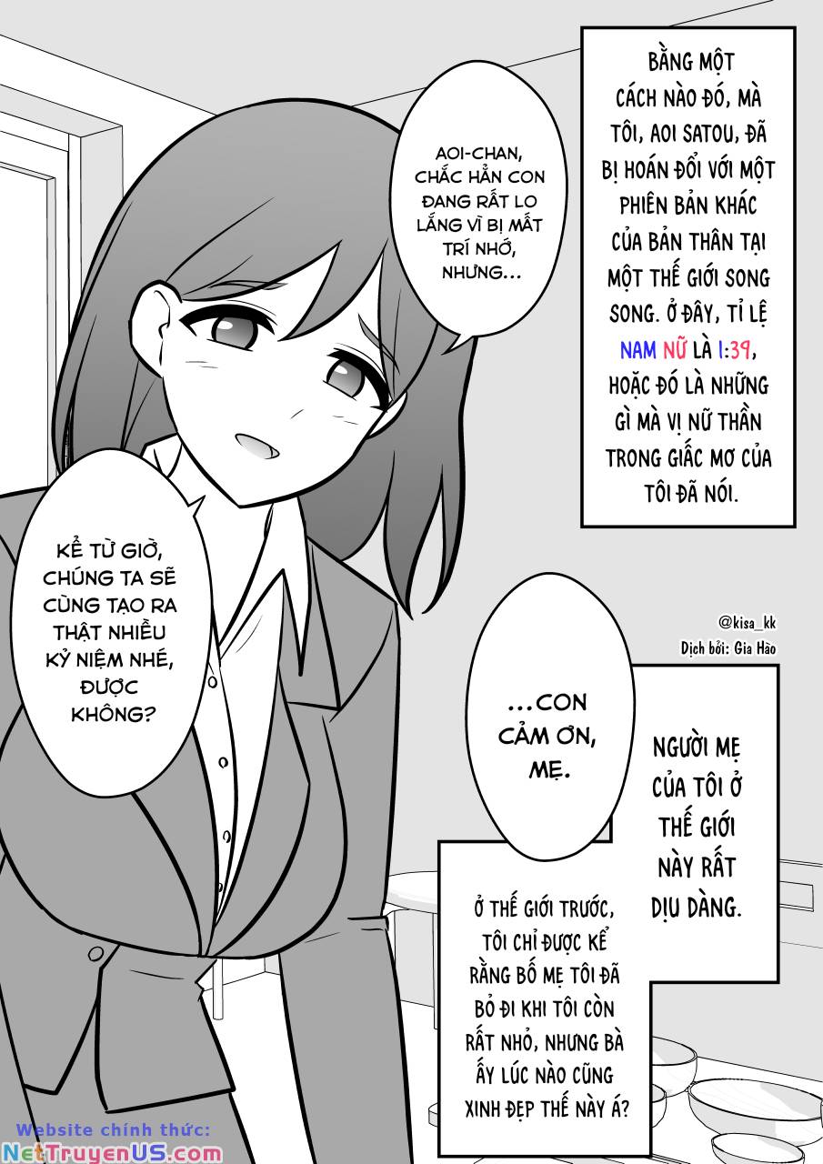 Dị Giới Nơi Tỉ Lệ Nam Nữ Là 1:39 Được Coi Là Một Chuyện Bình Thường chapter 1 1