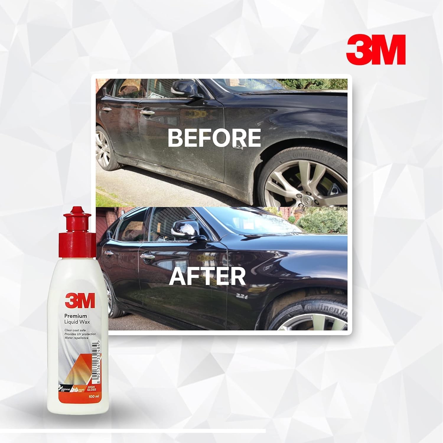 Sáp đánh bóng sơn xe 3M Premium Liquid Wax 1kg