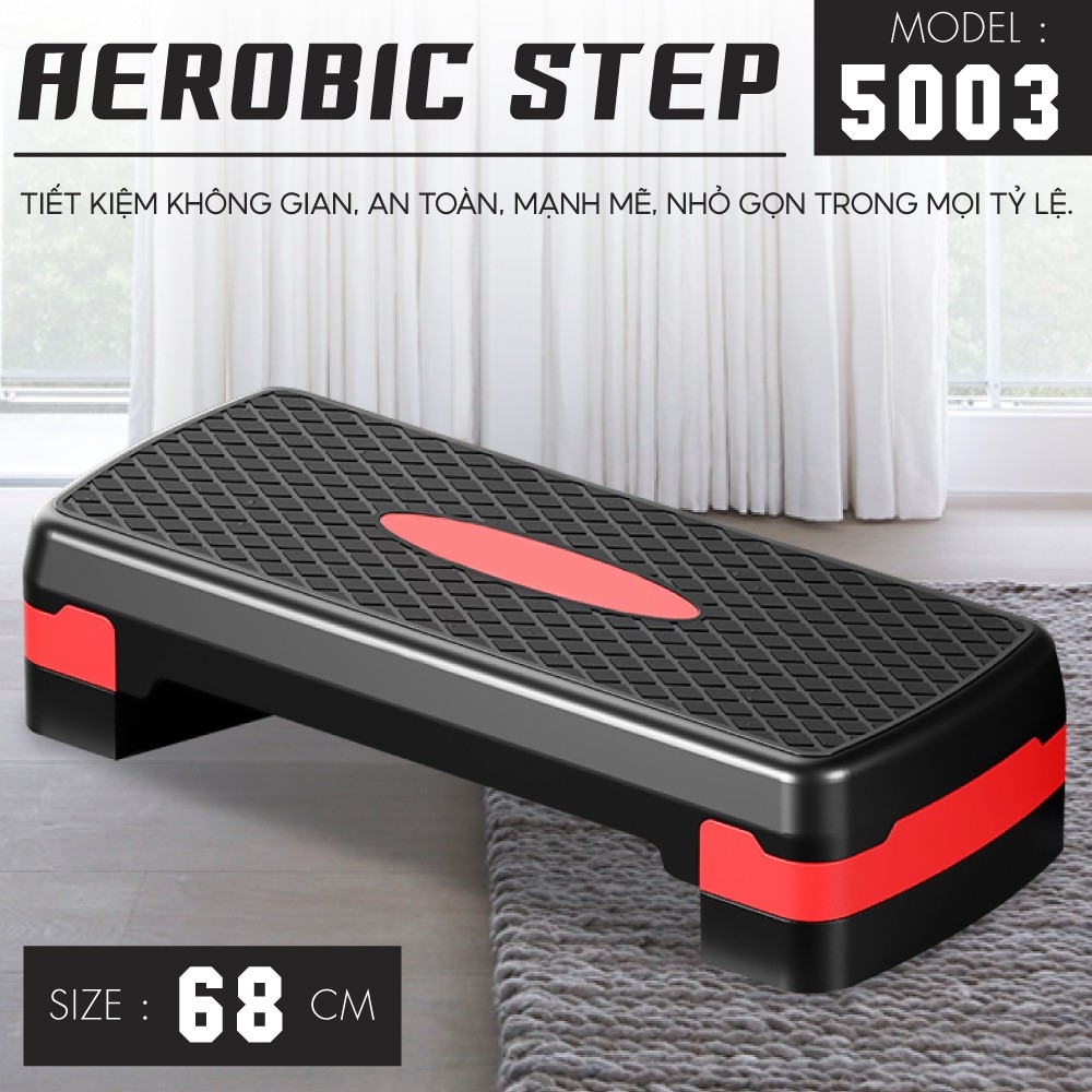 BG Bục dậm nhảy GYM AEROBIC STEP giảm cân hiệu quả Size: 68-72-78 &amp; 110cm có thể điều chỉnh độ cao tập thể dục, aerobic, tập gym tại nhà