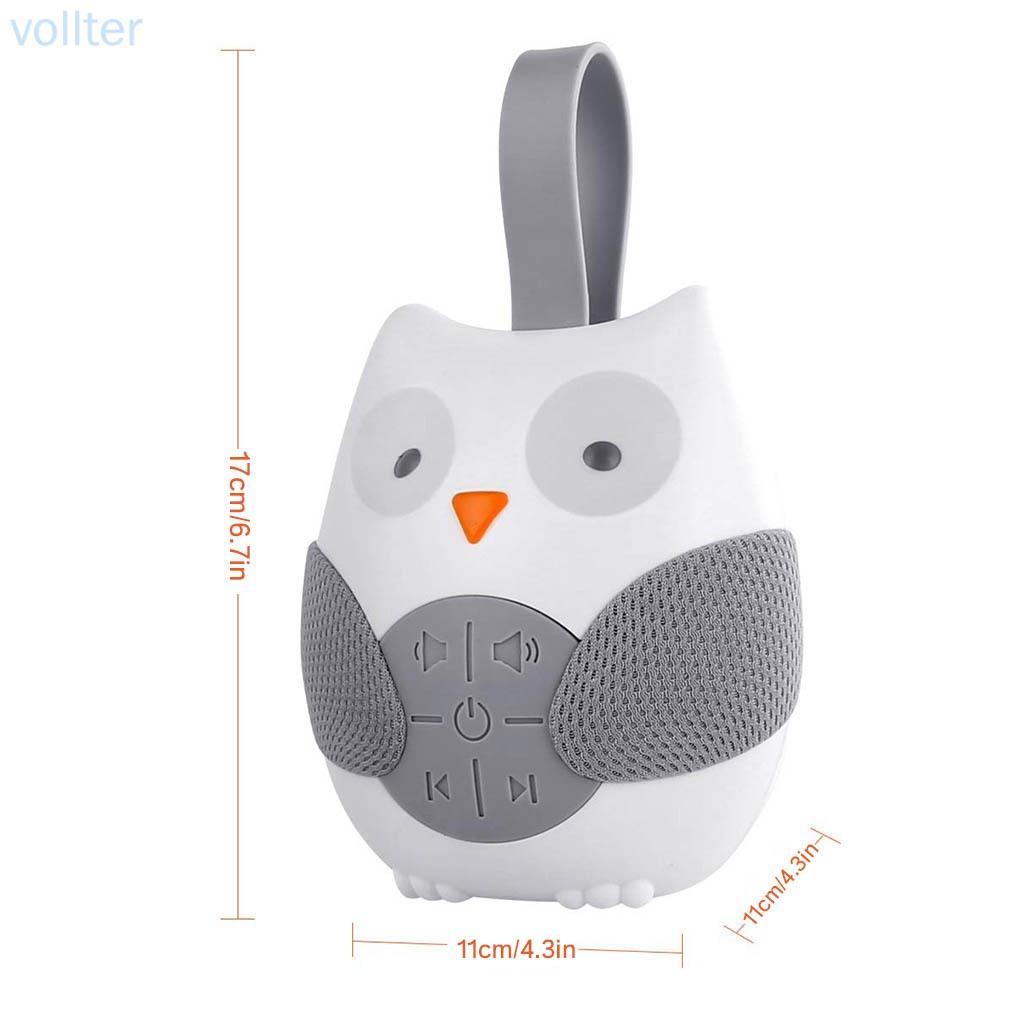 White Noise Player Portable Sleep Sound Machine Soothing Music Player for Baby Room Stroller -VOLLTER