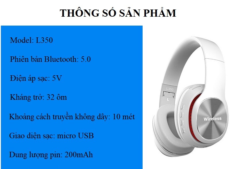 Tai Nghe  Bluetooth  Cao Cấp WR1401 - Hàng Nhập Khẩu