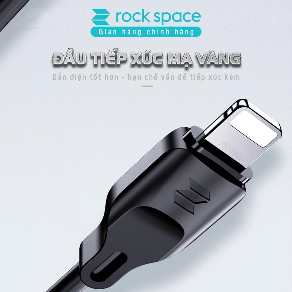 Dây Cáp Sạc RockSpace Z12 dành cho Iphone sạc nhanh ổn định không nóng máy độ dài 1m - Hàng chính hãng