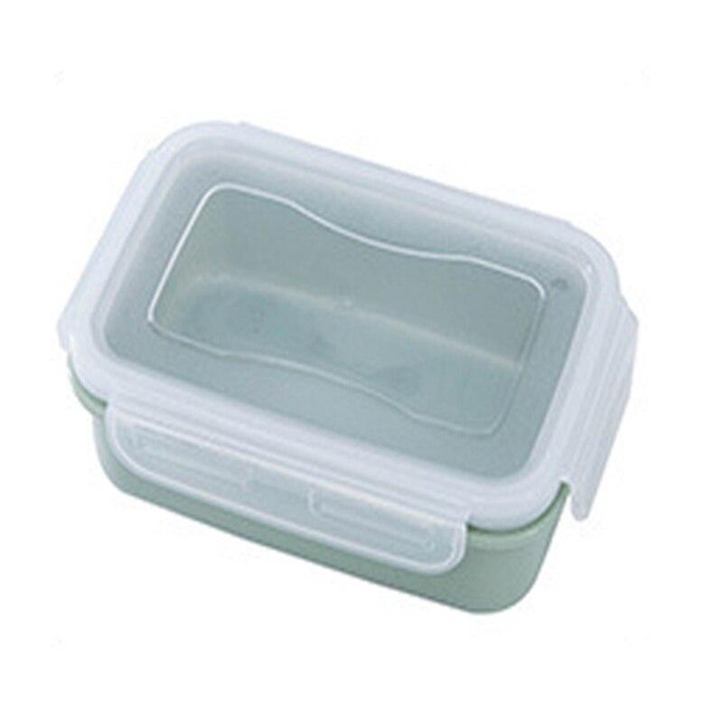 250/400/ml Plastic Bento Box Outdoor Picnic Snack Meal Storage Container Food Prep Lunch Box for Kids School Dinnerware Se