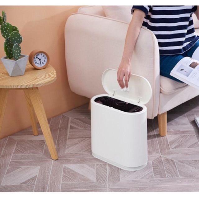 Thùng Rác Thông Minh Thùng Rác Cảm Ứng Cao Cấp Ecoco Dung Tích 10L