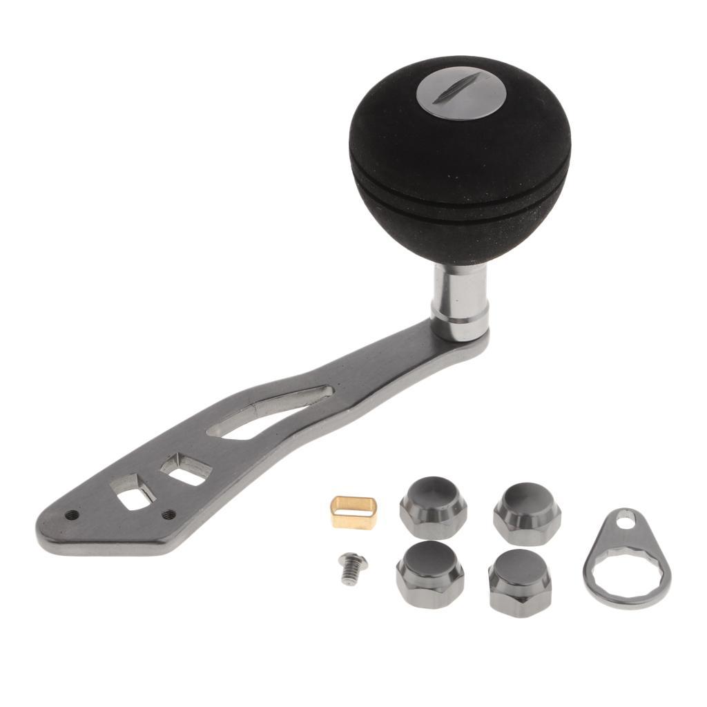 5pcs Metal Fishing Reel Handle Rocker Arm Accessories for Baitcasting Reels