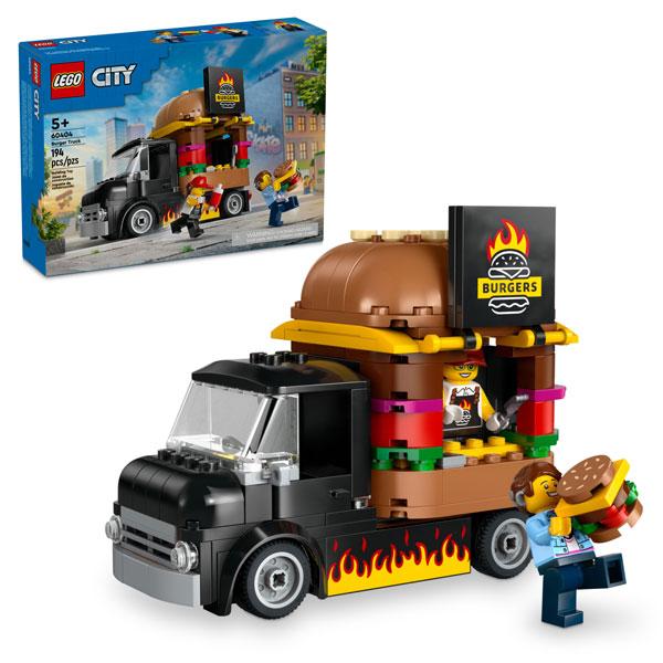 Đồ Chơi Lắp Ráp Xe Tải Burger Lưu Động - Burger Van - Lego City 60404 (194 Mảnh Ghép)