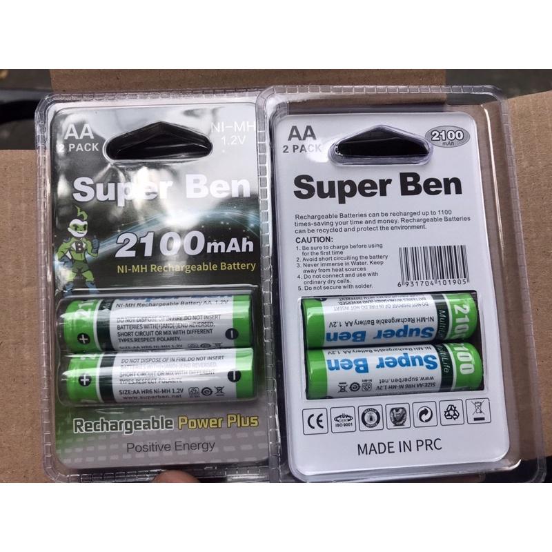 pin sạc 2100mAh, giá vĩ 2 viên