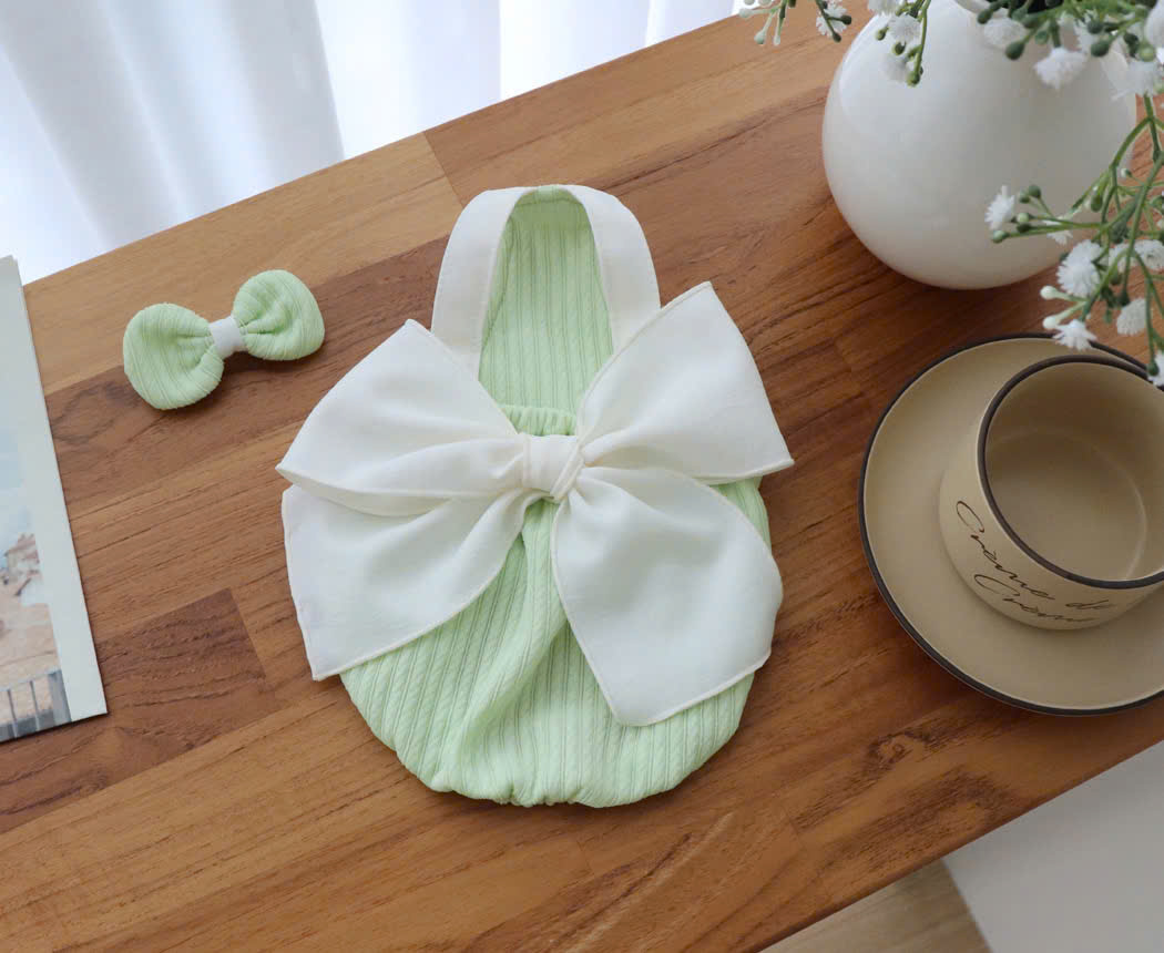 VÁY XANH LÁ NƠ XINH TỪ 1-7KG DÀNH CHO CHÓ MÈO