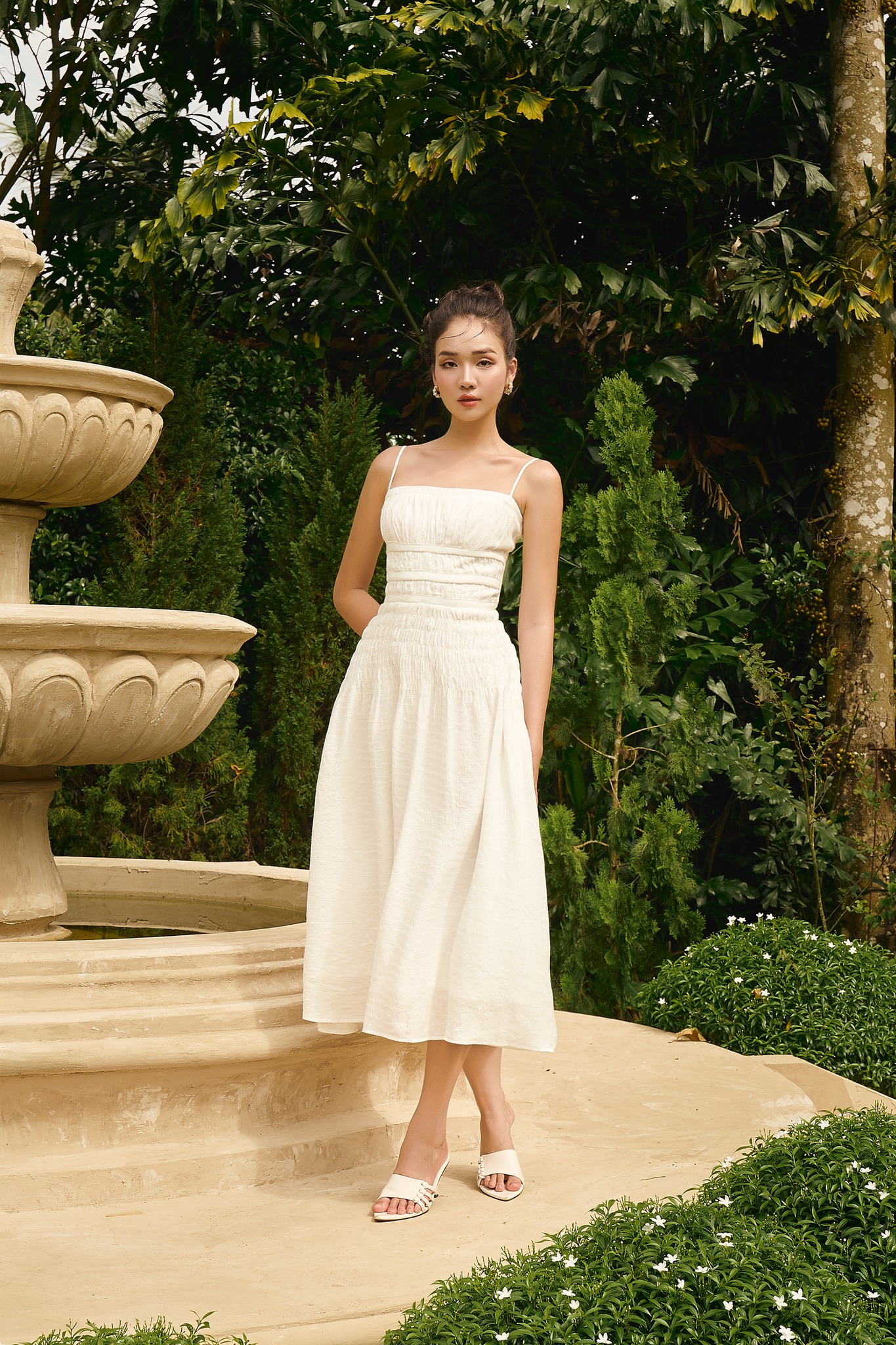 OLV - Đầm Alia Ruched Maxi