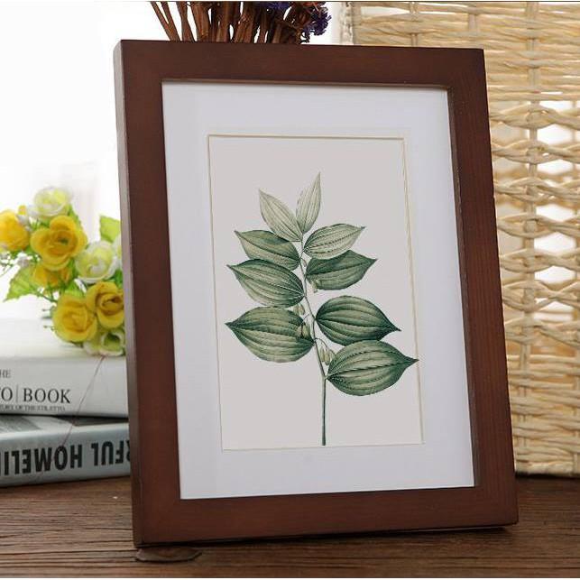 Khung Hình Để Bàn, Treo Tường Gỗ Thông Cao Cấp Giá Rẻ 9x13cm.