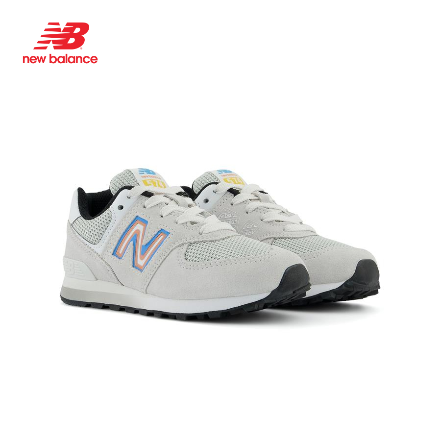 Giày sneaker trẻ em New Balance NB FW 574 LIFESTYLE SNEAKERS K GREY - PC574GH1