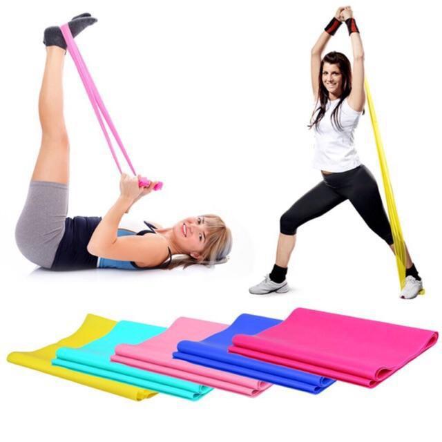 Dây Cao Su Đàn Hồi Kháng Lực Bản Thun Tập Gym, Yoga, Thể Dục 1,5 Mét YO12