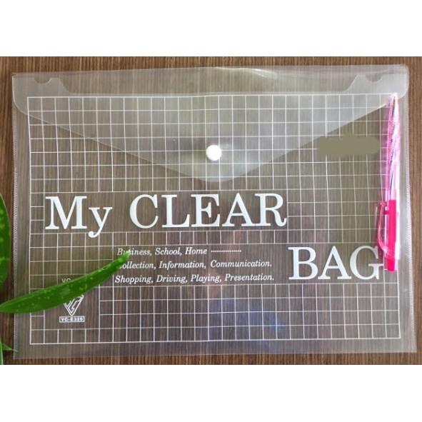 Bìa nút A4 My Clear (xấp/12 cái)