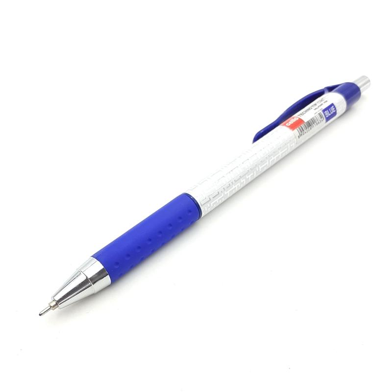 Bộ 3 Bút Bi Bấm Cello Techno Tip Clic 0.6mm - Màu Xanh