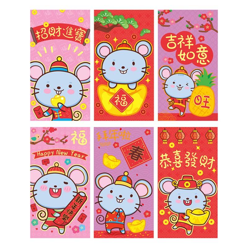 Bao Lì Xì Năm Mới Phong Cách Trung Hoa