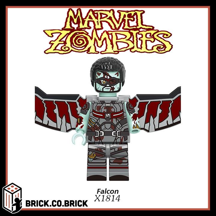 Đồ Chơi Sáng tạo Zombies Lắp Ráp Minifig Siêu Anh Hùng Zombie What if Bản Mới Nhất X0325 Captain Doctor Strange