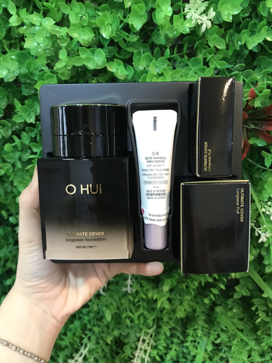 Kem nền che phủ mạnh mẽ OH Ultimate COVER LONGWEAR FOUNDATION SET