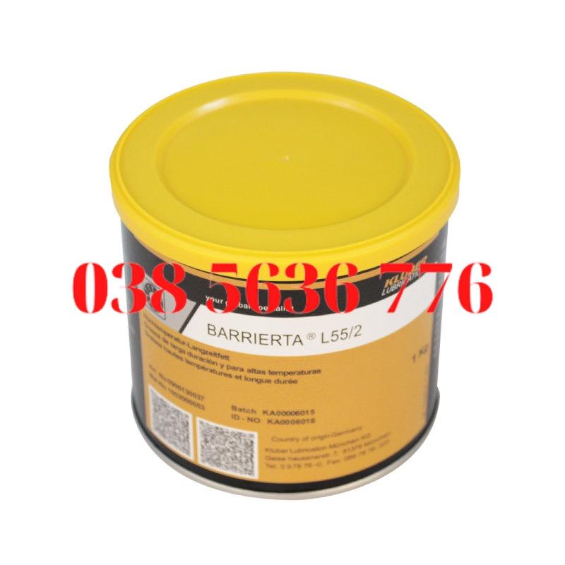 Kruber Kluber Barrierta L552 Dầu Mỡ Cơ Khí Công Nghiệp, Vòng Bi Lăn 1Kg