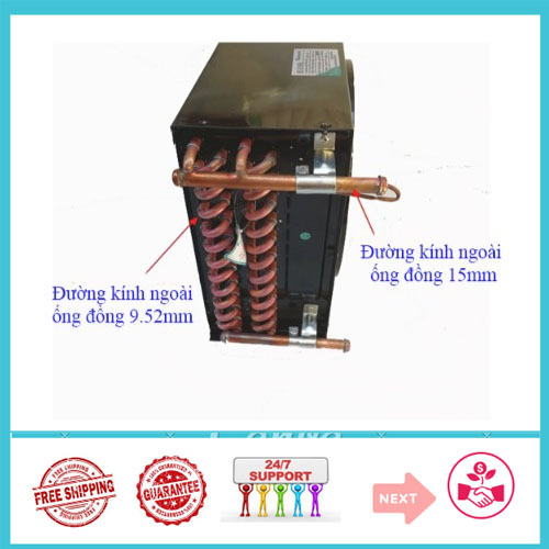 DÀN NÓNG COIL FNF 1.8/9.8 1.5HPđược sử dụng rộng rãi trong các công trình lạnh, máy làm mát, máy sấy