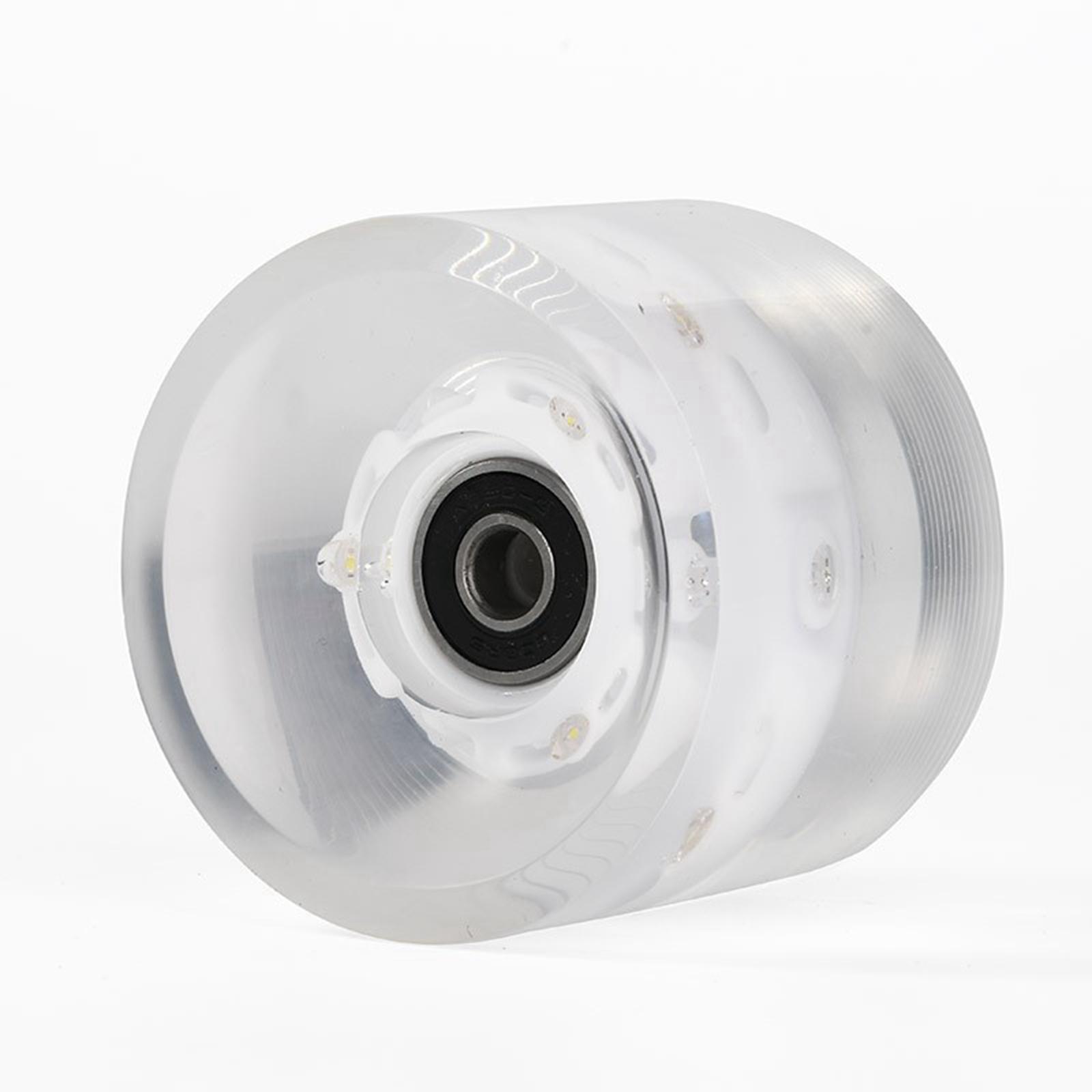4Pcs Quad Roller Skate Wheels 32 x 58mm Light up Roller Skate Wheels for Outdoor