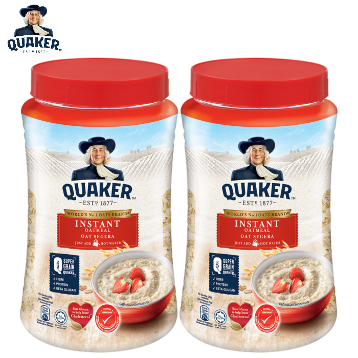 Combo 2 Yến Mạch Ăn Liền Quaker 600g